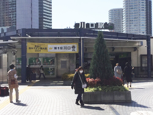 川口店への道01