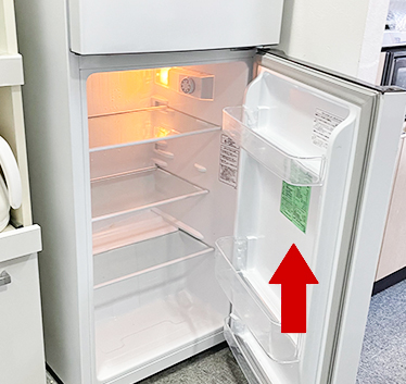 冷蔵庫の型番の画像