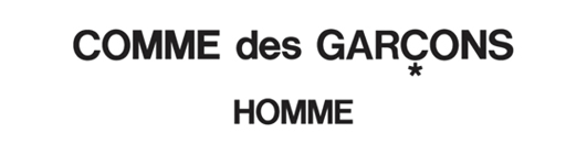 コムデギャルソンオムロゴ