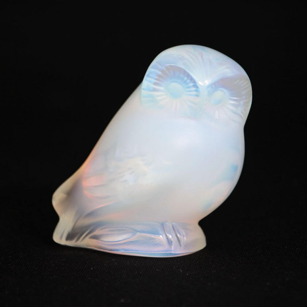 LALIQUE ラリック フクロウ 梟 クリスタル オパールメント フィギュリン