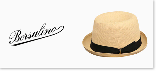 ボルサリーノの帽子