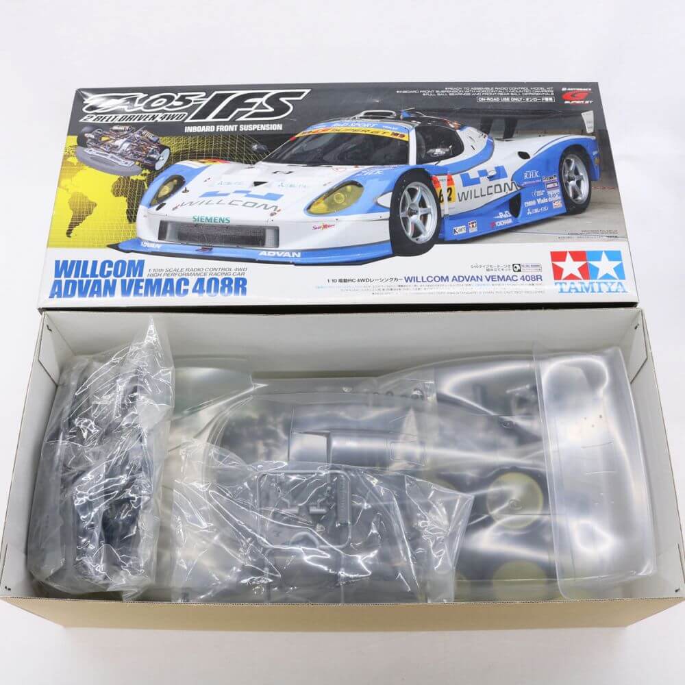 タミヤ TA05-IFS WILLCOM ADVAN VEMAC 408R 1/10 電動RC4WDレーシングカー